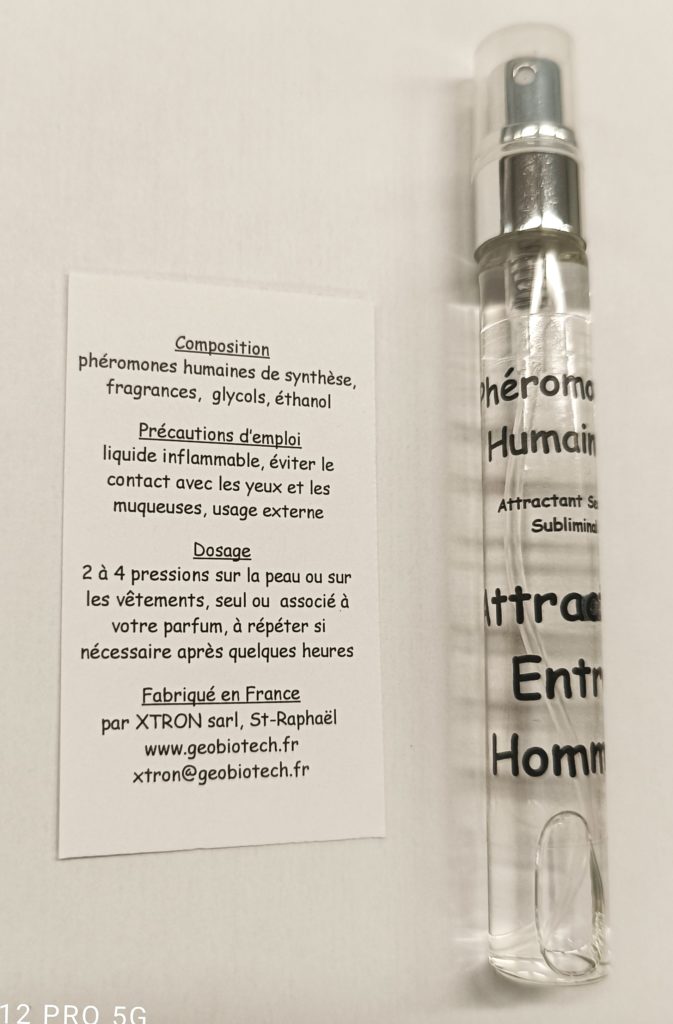 Flacon Attraction Entre Hommes 10mL