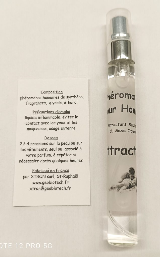 Flacon Attraction pour Homme 10mL